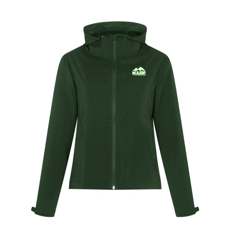 Chaqueta Impermeable Verde Mujer